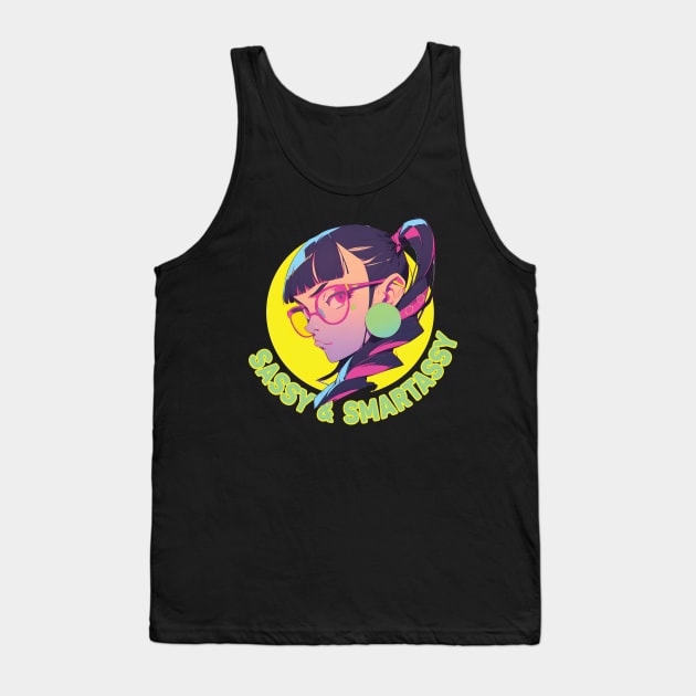 Sassy and Smartassy Tank Top by snipcute